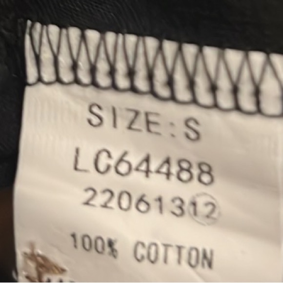 LOOKBOOK, Rolled Sleeves, Rolled Hem, Button Down Romper, Black, Size Small - Picture 4 of 4